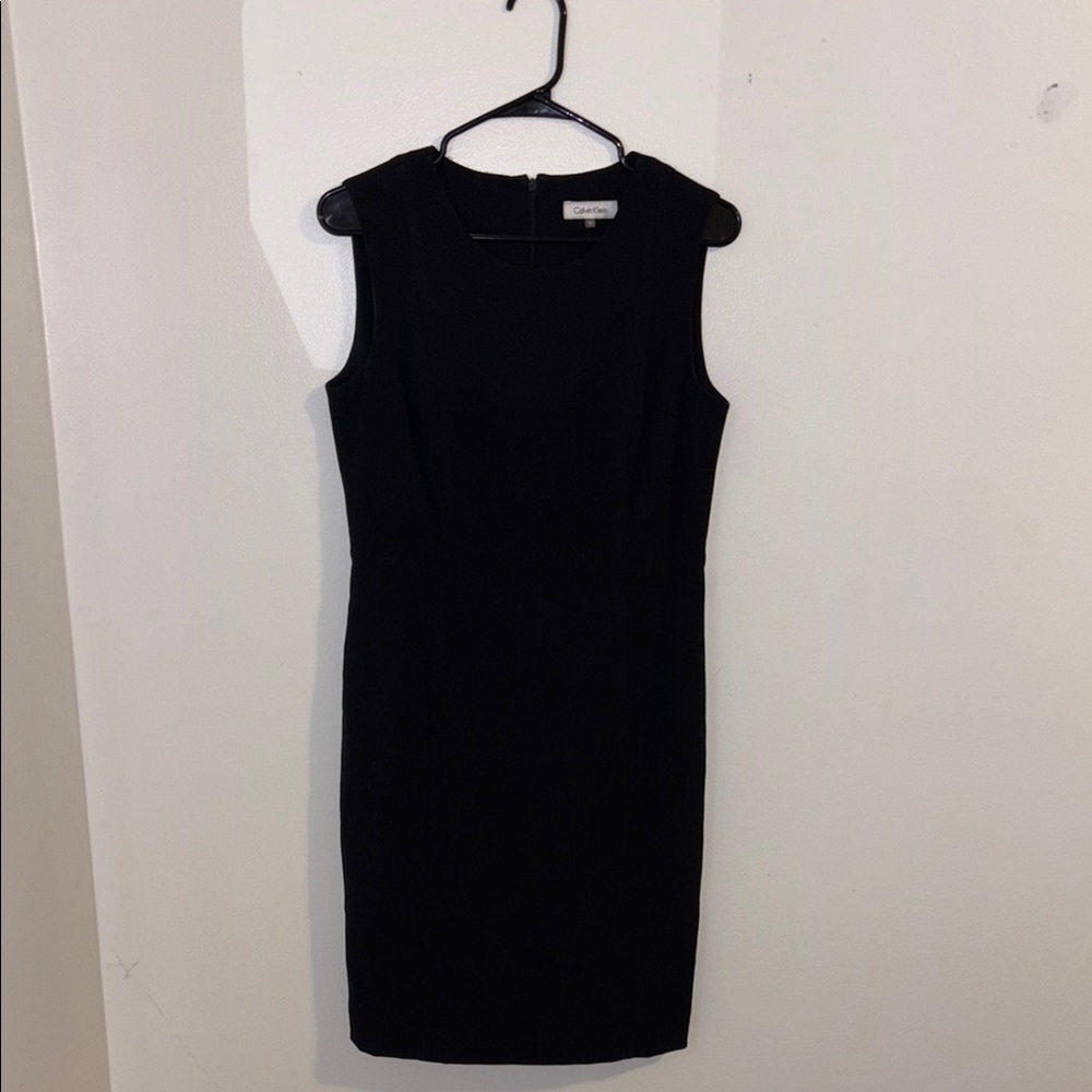 Calvin Klein Women's Black Sleeveless Dress